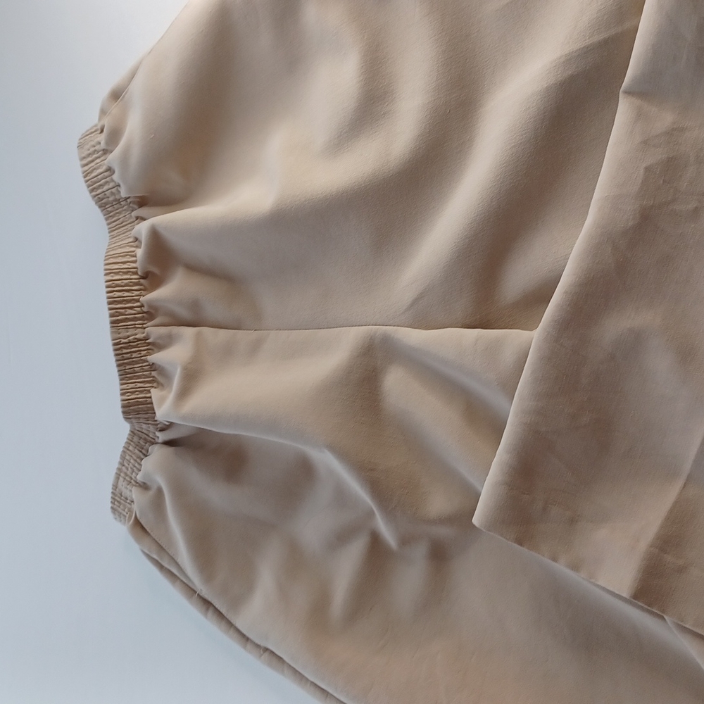 Alfred dunner cream/beige sz 12 pants coastal grandmother pull on elastic waist
